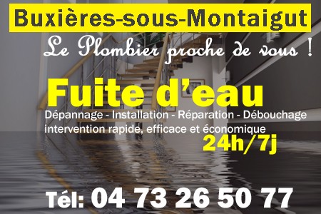 fuite Buxières-sous-Montaigut - fuite d'eau Buxières-sous-Montaigut - fuite wc Buxières-sous-Montaigut - recherche de fuite Buxières-sous-Montaigut - détection de fuite Buxières-sous-Montaigut - dépannage fuite Buxières-sous-Montaigut