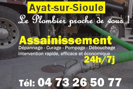assainissement Ayat-sur-Sioule - vidange Ayat-sur-Sioule - curage Ayat-sur-Sioule - pompage Ayat-sur-Sioule - eaux usées Ayat-sur-Sioule - camion pompe Ayat-sur-Sioule