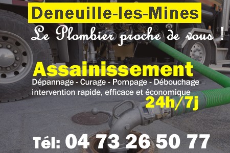 assainissement Deneuille-les-Mines - vidange Deneuille-les-Mines - curage Deneuille-les-Mines - pompage Deneuille-les-Mines - eaux usées Deneuille-les-Mines - camion pompe Deneuille-les-Mines