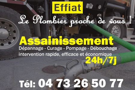 assainissement Effiat - vidange Effiat - curage Effiat - pompage Effiat - eaux usées Effiat - camion pompe Effiat