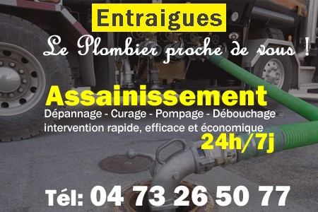 assainissement Entraigues - vidange Entraigues - curage Entraigues - pompage Entraigues - eaux usées Entraigues - camion pompe Entraigues