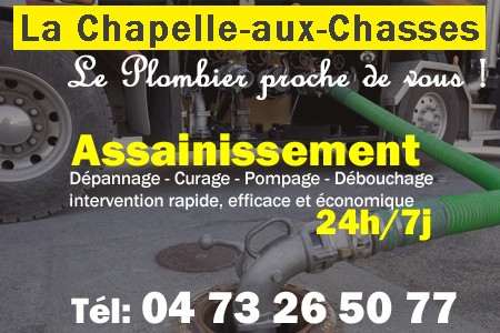 assainissement La Chapelle-aux-Chasses - vidange La Chapelle-aux-Chasses - curage La Chapelle-aux-Chasses - pompage La Chapelle-aux-Chasses - eaux usées La Chapelle-aux-Chasses - camion pompe La Chapelle-aux-Chasses