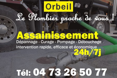 assainissement Orbeil - vidange Orbeil - curage Orbeil - pompage Orbeil - eaux usées Orbeil - camion pompe Orbeil