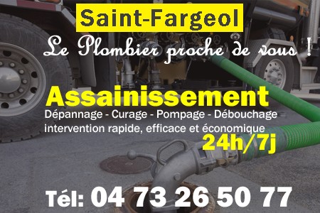 assainissement Saint-Fargeol - vidange Saint-Fargeol - curage Saint-Fargeol - pompage Saint-Fargeol - eaux usées Saint-Fargeol - camion pompe Saint-Fargeol