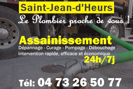assainissement Saint-Jean-d'Heurs - vidange Saint-Jean-d'Heurs - curage Saint-Jean-d'Heurs - pompage Saint-Jean-d'Heurs - eaux usées Saint-Jean-d'Heurs - camion pompe Saint-Jean-d'Heurs