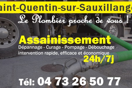 assainissement Saint-Quentin-sur-Sauxillanges - vidange Saint-Quentin-sur-Sauxillanges - curage Saint-Quentin-sur-Sauxillanges - pompage Saint-Quentin-sur-Sauxillanges - eaux usées Saint-Quentin-sur-Sauxillanges - camion pompe Saint-Quentin-sur-Sauxillanges