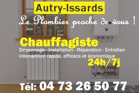 chauffage Autry-Issards - depannage chaudiere Autry-Issards - chaufagiste Autry-Issards - installation chauffage Autry-Issards - depannage chauffe eau Autry-Issards