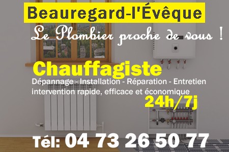 chauffage Beauregard-l'Évêque - depannage chaudiere Beauregard-l'Évêque - chaufagiste Beauregard-l'Évêque - installation chauffage Beauregard-l'Évêque - depannage chauffe eau Beauregard-l'Évêque