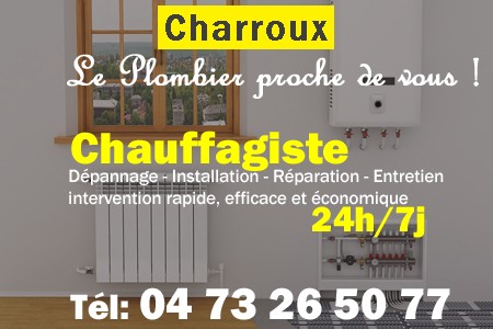 chauffage Charroux - depannage chaudiere Charroux - chaufagiste Charroux - installation chauffage Charroux - depannage chauffe eau Charroux