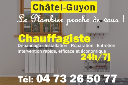 chauffage Châtel-Guyon - depannage chaudiere Châtel-Guyon - chaufagiste Châtel-Guyon - installation chauffage Châtel-Guyon - depannage chauffe eau Châtel-Guyon