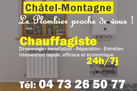 chauffage Châtel-Montagne - depannage chaudiere Châtel-Montagne - chaufagiste Châtel-Montagne - installation chauffage Châtel-Montagne - depannage chauffe eau Châtel-Montagne