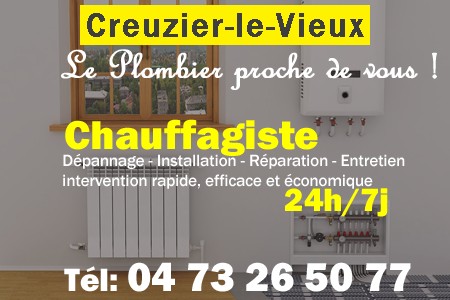 chauffage Creuzier-le-Vieux - depannage chaudiere Creuzier-le-Vieux - chaufagiste Creuzier-le-Vieux - installation chauffage Creuzier-le-Vieux - depannage chauffe eau Creuzier-le-Vieux