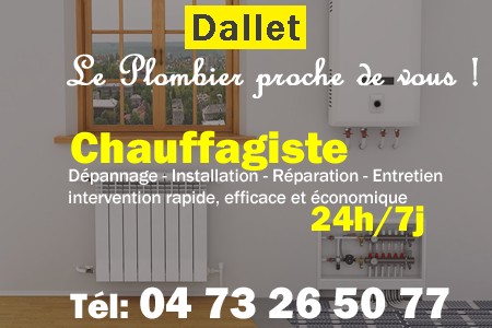 chauffage Dallet - depannage chaudiere Dallet - chaufagiste Dallet - installation chauffage Dallet - depannage chauffe eau Dallet