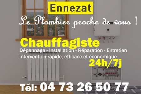 chauffage Ennezat - depannage chaudiere Ennezat - chaufagiste Ennezat - installation chauffage Ennezat - depannage chauffe eau Ennezat