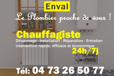 chauffage Enval - depannage chaudiere Enval - chaufagiste Enval - installation chauffage Enval - depannage chauffe eau Enval