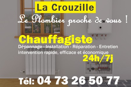 chauffage La Crouzille - depannage chaudiere La Crouzille - chaufagiste La Crouzille - installation chauffage La Crouzille - depannage chauffe eau La Crouzille