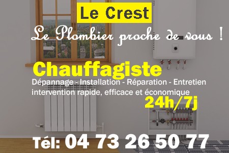 chauffage Le Crest - depannage chaudiere Le Crest - chaufagiste Le Crest - installation chauffage Le Crest - depannage chauffe eau Le Crest