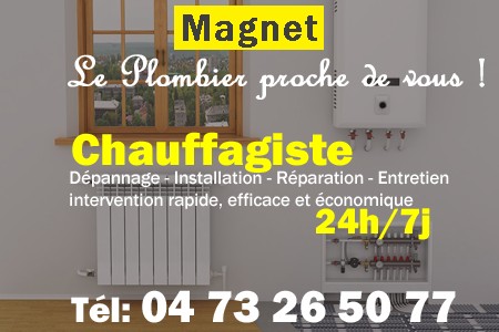chauffage Magnet - depannage chaudiere Magnet - chaufagiste Magnet - installation chauffage Magnet - depannage chauffe eau Magnet