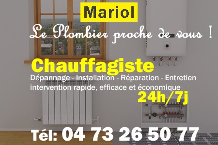 chauffage Mariol - depannage chaudiere Mariol - chaufagiste Mariol - installation chauffage Mariol - depannage chauffe eau Mariol