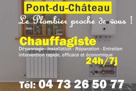 chauffage Pont-du-Château - depannage chaudiere Pont-du-Château - chaufagiste Pont-du-Château - installation chauffage Pont-du-Château - depannage chauffe eau Pont-du-Château