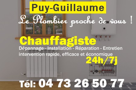 chauffage Puy-Guillaume - depannage chaudiere Puy-Guillaume - chaufagiste Puy-Guillaume - installation chauffage Puy-Guillaume - depannage chauffe eau Puy-Guillaume