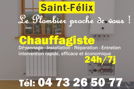 chauffage Saint-Félix - depannage chaudiere Saint-Félix - chaufagiste Saint-Félix - installation chauffage Saint-Félix - depannage chauffe eau Saint-Félix