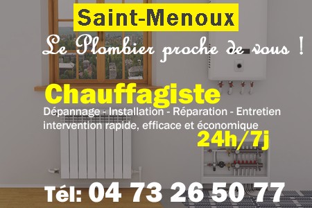 chauffage Saint-Menoux - depannage chaudiere Saint-Menoux - chaufagiste Saint-Menoux - installation chauffage Saint-Menoux - depannage chauffe eau Saint-Menoux