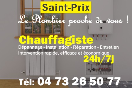 chauffage Saint-Prix - depannage chaudiere Saint-Prix - chaufagiste Saint-Prix - installation chauffage Saint-Prix - depannage chauffe eau Saint-Prix