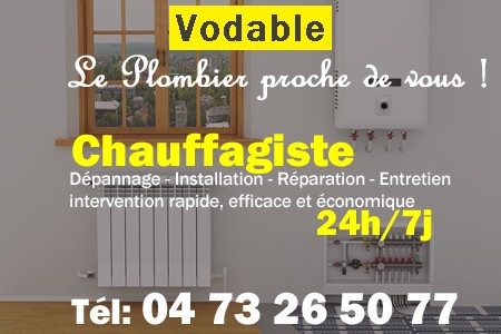 chauffage Vodable - depannage chaudiere Vodable - chaufagiste Vodable - installation chauffage Vodable - depannage chauffe eau Vodable