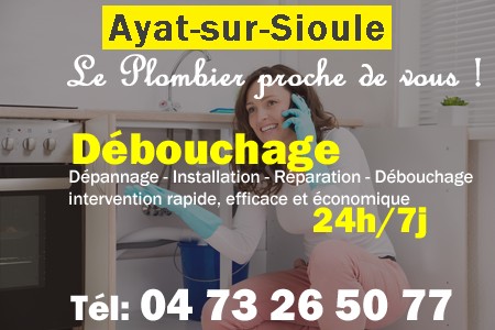 deboucher wc Ayat-sur-Sioule - déboucher évier Ayat-sur-Sioule - toilettes bouchées Ayat-sur-Sioule - déboucher toilette Ayat-sur-Sioule - furet plomberie Ayat-sur-Sioule - canalisation bouchée Ayat-sur-Sioule - évier bouché Ayat-sur-Sioule - wc bouché Ayat-sur-Sioule - dégorger Ayat-sur-Sioule - déboucher lavabo Ayat-sur-Sioule - debouchage Ayat-sur-Sioule - dégorgement canalisation Ayat-sur-Sioule - déboucher tuyau Ayat-sur-Sioule - degorgement Ayat-sur-Sioule - débouchage Ayat-sur-Sioule - plomberie evacuation Ayat-sur-Sioule