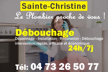deboucher wc Sainte-Christine - déboucher évier Sainte-Christine - toilettes bouchées Sainte-Christine - déboucher toilette Sainte-Christine - furet plomberie Sainte-Christine - canalisation bouchée Sainte-Christine - évier bouché Sainte-Christine - wc bouché Sainte-Christine - dégorger Sainte-Christine - déboucher lavabo Sainte-Christine - debouchage Sainte-Christine - dégorgement canalisation Sainte-Christine - déboucher tuyau Sainte-Christine - degorgement Sainte-Christine - débouchage Sainte-Christine - plomberie evacuation Sainte-Christine