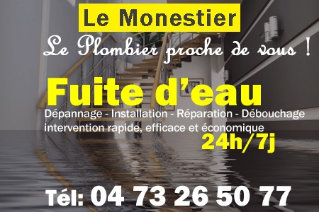 fuite Le Monestier - fuite d'eau Le Monestier - fuite wc Le Monestier - recherche de fuite Le Monestier - détection de fuite Le Monestier - dépannage fuite Le Monestier