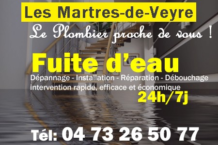 fuite Les Martres-de-Veyre - fuite d'eau Les Martres-de-Veyre - fuite wc Les Martres-de-Veyre - recherche de fuite Les Martres-de-Veyre - détection de fuite Les Martres-de-Veyre - dépannage fuite Les Martres-de-Veyre