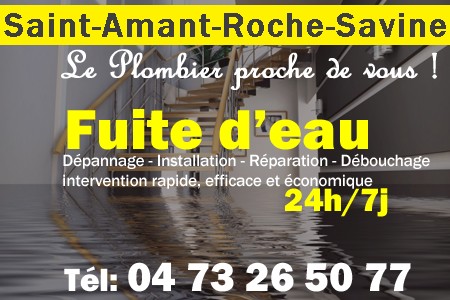 fuite Saint-Amant-Roche-Savine - fuite d'eau Saint-Amant-Roche-Savine - fuite wc Saint-Amant-Roche-Savine - recherche de fuite Saint-Amant-Roche-Savine - détection de fuite Saint-Amant-Roche-Savine - dépannage fuite Saint-Amant-Roche-Savine