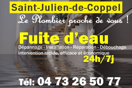 fuite Saint-Julien-de-Coppel - fuite d'eau Saint-Julien-de-Coppel - fuite wc Saint-Julien-de-Coppel - recherche de fuite Saint-Julien-de-Coppel - détection de fuite Saint-Julien-de-Coppel - dépannage fuite Saint-Julien-de-Coppel