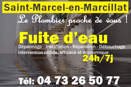 fuite Saint-Marcel-en-Marcillat - fuite d'eau Saint-Marcel-en-Marcillat - fuite wc Saint-Marcel-en-Marcillat - recherche de fuite Saint-Marcel-en-Marcillat - détection de fuite Saint-Marcel-en-Marcillat - dépannage fuite Saint-Marcel-en-Marcillat