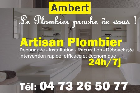 Plombier Ambert - Plomberie Ambert - Plomberie pro Ambert - Entreprise plomberie Ambert - Dépannage plombier Ambert