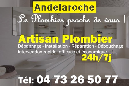 Plombier Andelaroche - Plomberie Andelaroche - Plomberie pro Andelaroche - Entreprise plomberie Andelaroche - Dépannage plombier Andelaroche