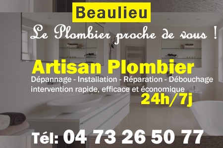 Plombier Beaulieu - Plomberie Beaulieu - Plomberie pro Beaulieu - Entreprise plomberie Beaulieu - Dépannage plombier Beaulieu