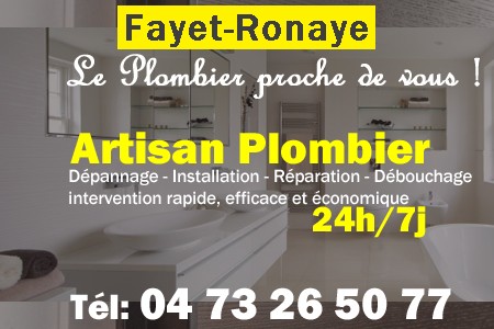 Plombier Fayet-Ronaye - Plomberie Fayet-Ronaye - Plomberie pro Fayet-Ronaye - Entreprise plomberie Fayet-Ronaye - Dépannage plombier Fayet-Ronaye