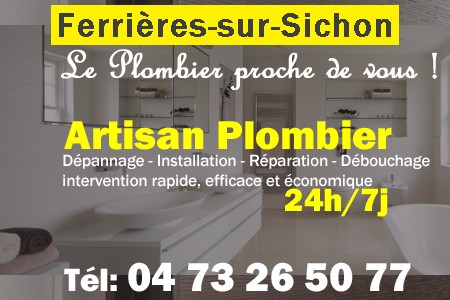 Plombier Ferrières-sur-Sichon - Plomberie Ferrières-sur-Sichon - Plomberie pro Ferrières-sur-Sichon - Entreprise plomberie Ferrières-sur-Sichon - Dépannage plombier Ferrières-sur-Sichon