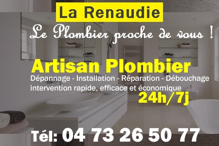 Plombier La Renaudie - Plomberie La Renaudie - Plomberie pro La Renaudie - Entreprise plomberie La Renaudie - Dépannage plombier La Renaudie