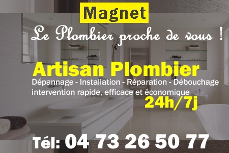 Plombier Magnet - Plomberie Magnet - Plomberie pro Magnet - Entreprise plomberie Magnet - Dépannage plombier Magnet