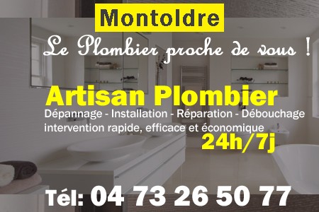 Plombier Montoldre - Plomberie Montoldre - Plomberie pro Montoldre - Entreprise plomberie Montoldre - Dépannage plombier Montoldre