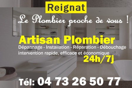Plombier Reignat - Plomberie Reignat - Plomberie pro Reignat - Entreprise plomberie Reignat - Dépannage plombier Reignat