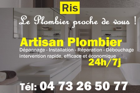 Plombier Ris - Plomberie Ris - Plomberie pro Ris - Entreprise plomberie Ris - Dépannage plombier Ris