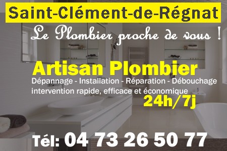 Plombier Saint-Clément-de-Régnat - Plomberie Saint-Clément-de-Régnat - Plomberie pro Saint-Clément-de-Régnat - Entreprise plomberie Saint-Clément-de-Régnat - Dépannage plombier Saint-Clément-de-Régnat