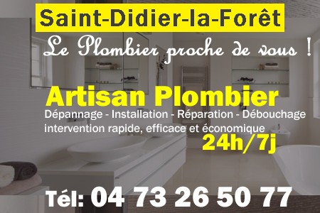 Plombier Saint-Didier-la-Forêt - Plomberie Saint-Didier-la-Forêt - Plomberie pro Saint-Didier-la-Forêt - Entreprise plomberie Saint-Didier-la-Forêt - Dépannage plombier Saint-Didier-la-Forêt