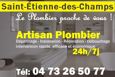 Plombier Saint-Étienne-des-Champs - Plomberie Saint-Étienne-des-Champs - Plomberie pro Saint-Étienne-des-Champs - Entreprise plomberie Saint-Étienne-des-Champs - Dépannage plombier Saint-Étienne-des-Champs