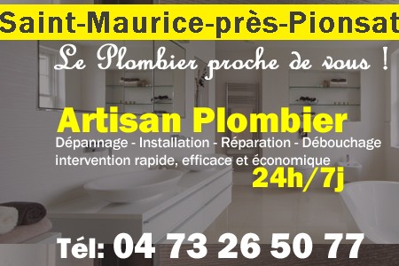 Plombier Saint-Maurice-près-Pionsat - Plomberie Saint-Maurice-près-Pionsat - Plomberie pro Saint-Maurice-près-Pionsat - Entreprise plomberie Saint-Maurice-près-Pionsat - Dépannage plombier Saint-Maurice-près-Pionsat